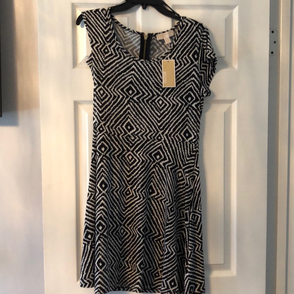 Black and white dress